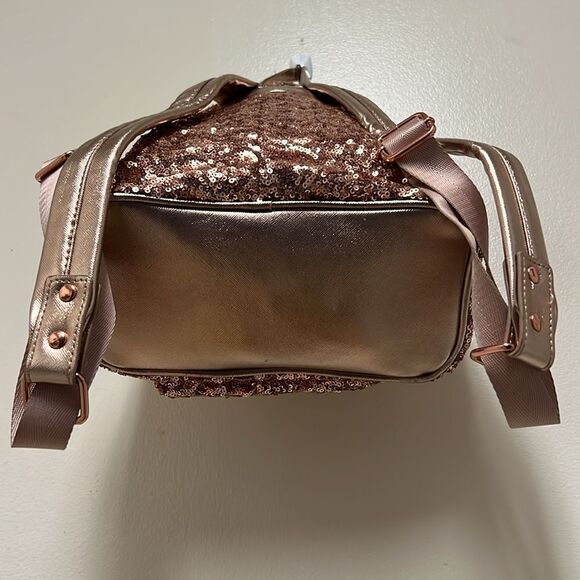 Loungefly Rose Gold Sequin Disney Backpack